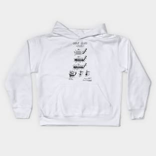 Golf Club Patent Kids Hoodie